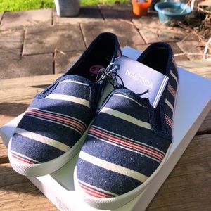 Nautica stripped Slip Ons